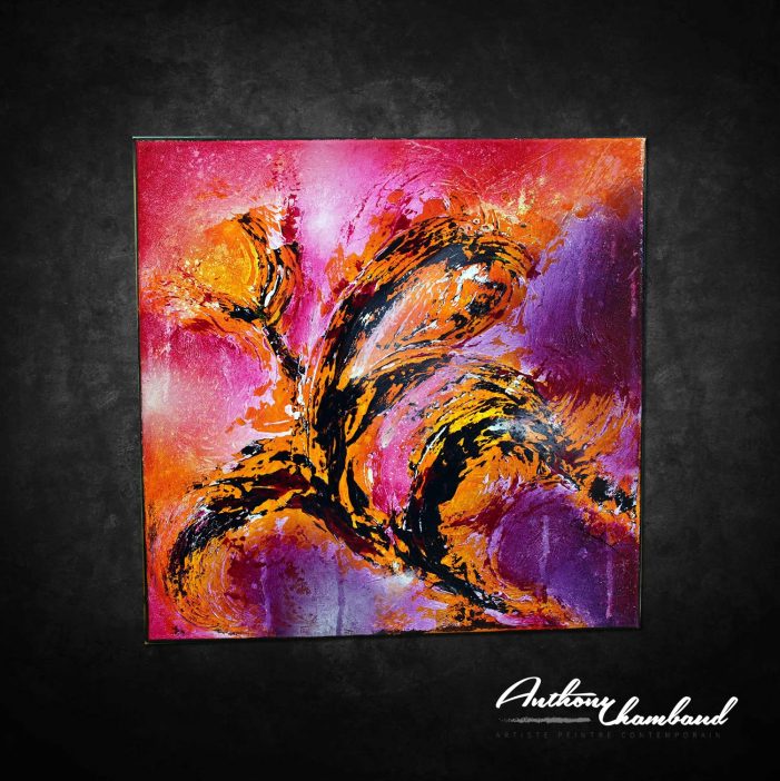 Tableau abstrait Sakushi 2