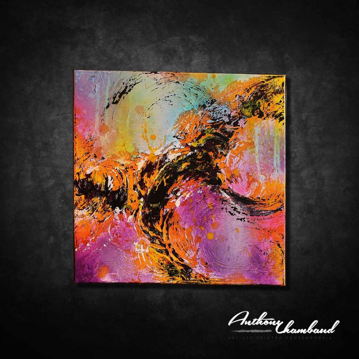 peinture sur toile sur lin