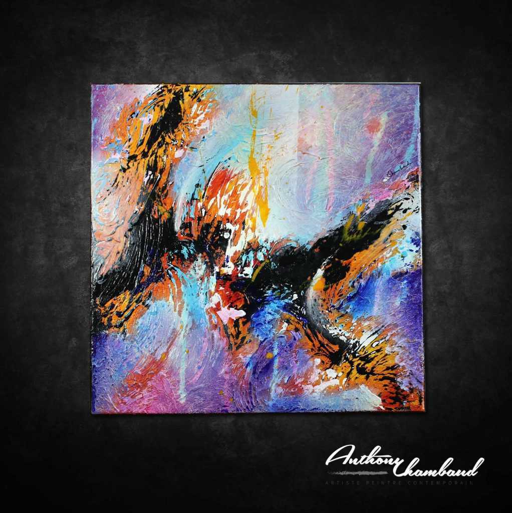 Tableau abstrait Ryokō 3