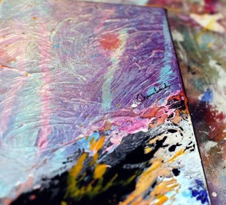 Tableau abstrait Ryokō 3