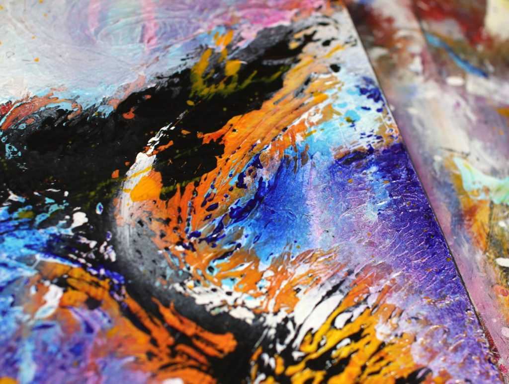 Tableau abstrait Ryokō 3