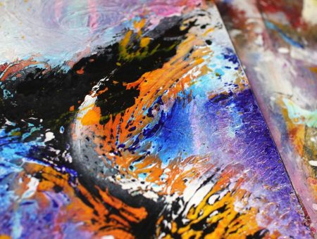 Tableau abstrait Ryokō 3