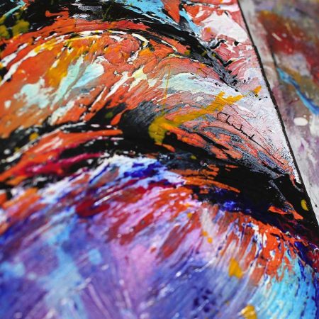 Tableau abstrait Ryokō 4