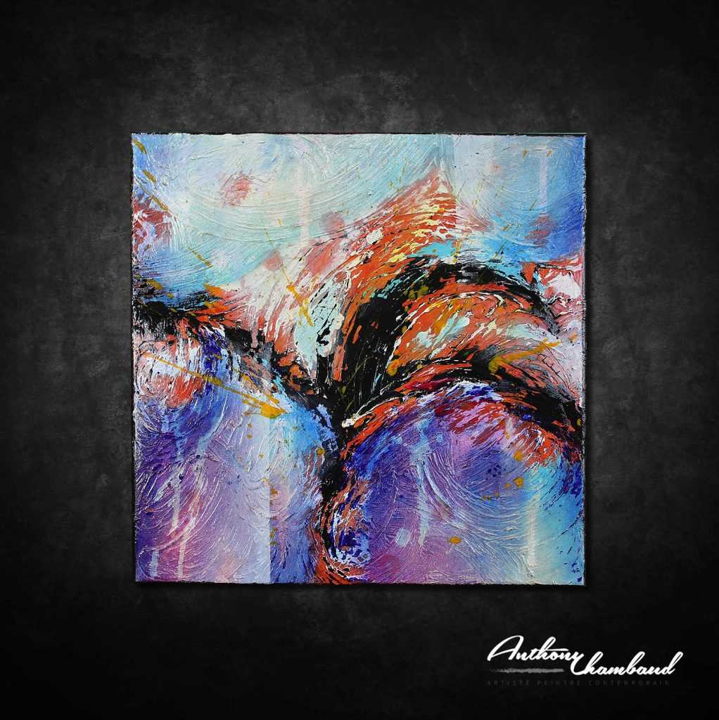 Tableau abstrait Ryokō 4