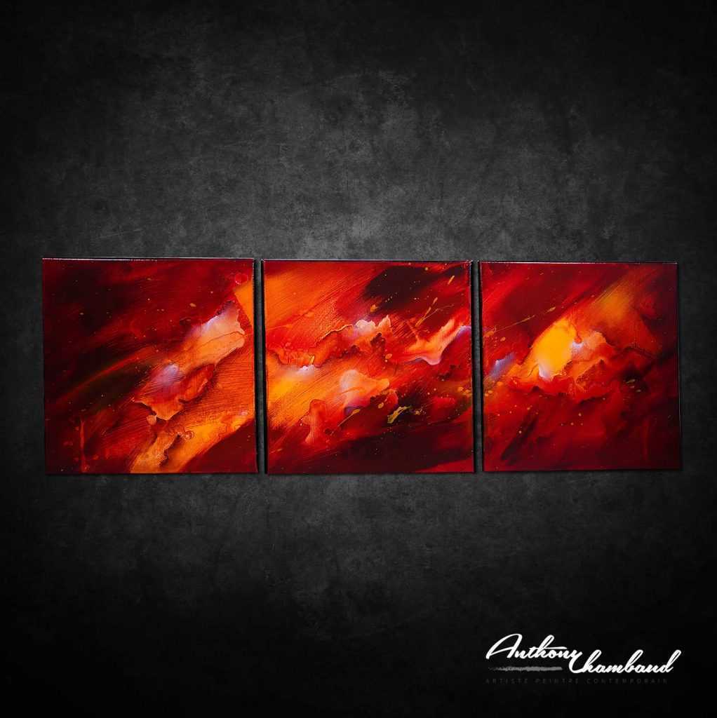 Triptyque rouge Kazanïo 5