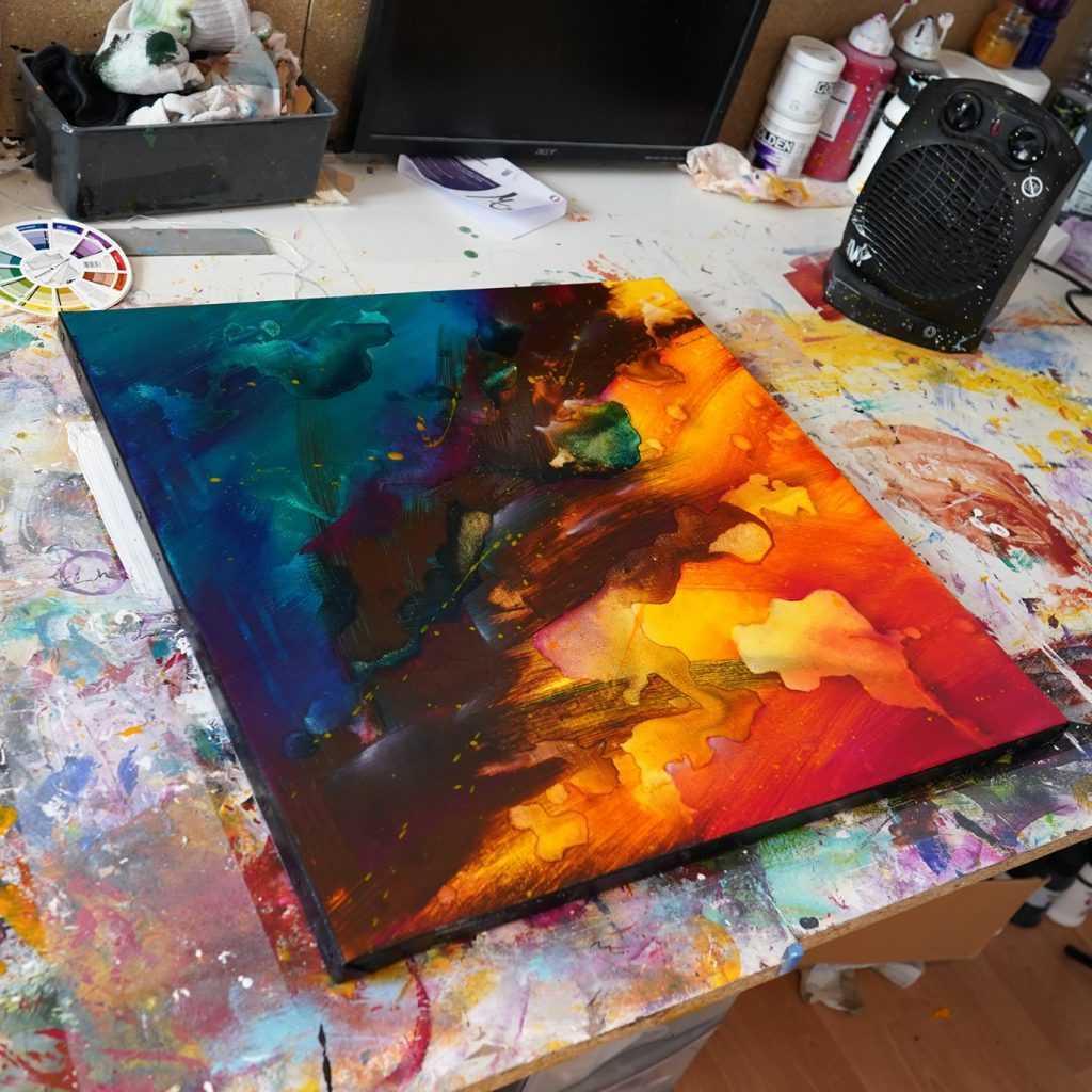 Peinture abstraite Yurenai