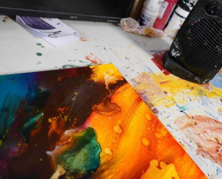 Peinture abstraite Yurenai
