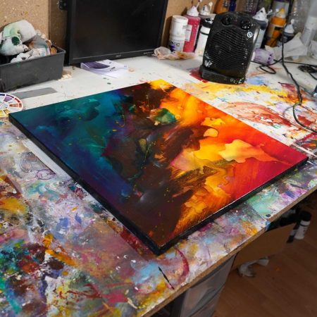 Peinture abstraite Yurenai