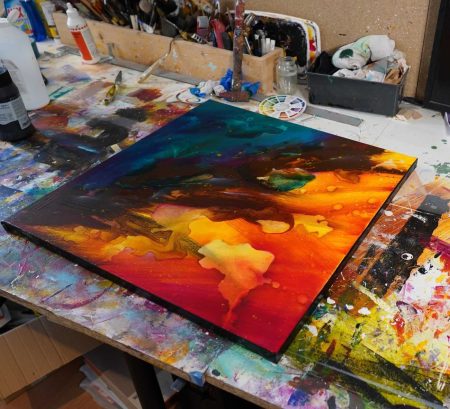 Peinture abstraite Yurenai