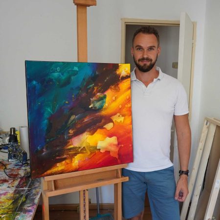 Peinture abstraite Yurenai