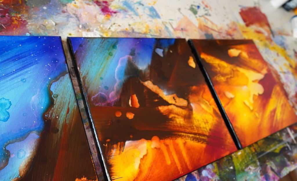 Peinture abstraite Chikyuoyui