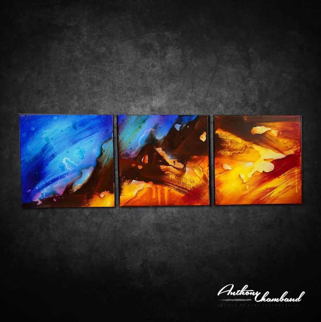 Peinture abstraite Chikyuoyui