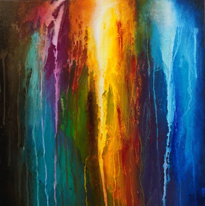 Peinture abstraite Kiokur 2