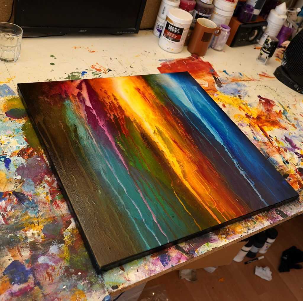 Peinture abstraite Kiokur 2