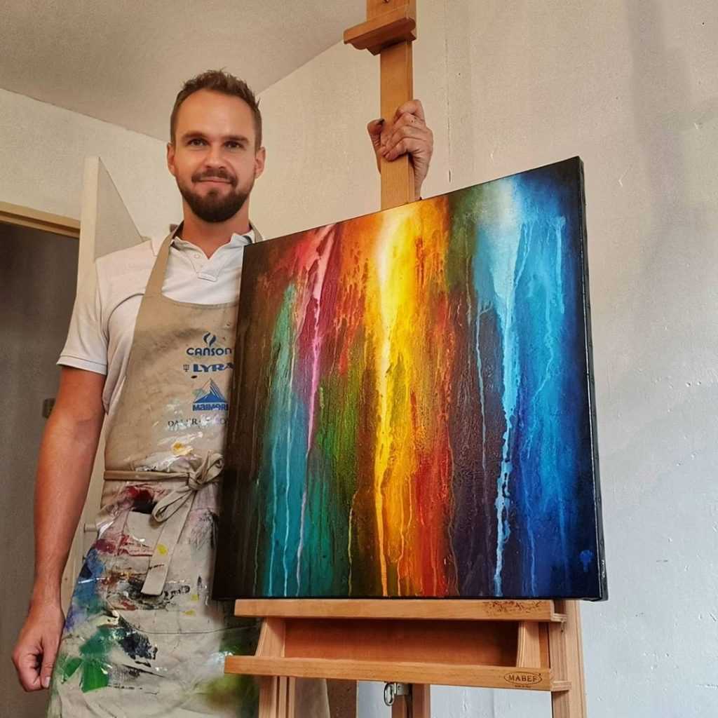 Peinture abstraite Kiokur 2