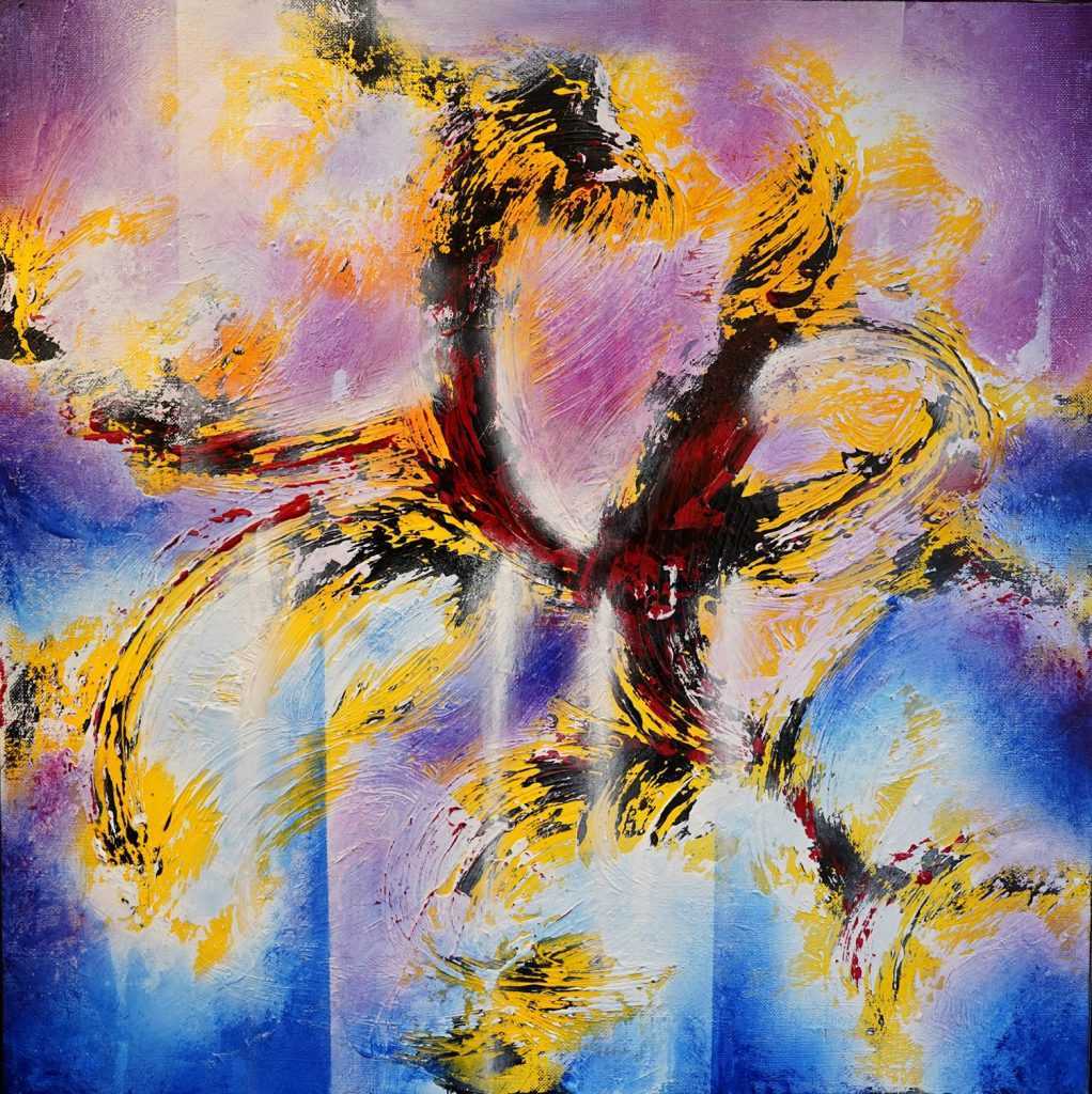 Peinture abstraite Astraus 2
