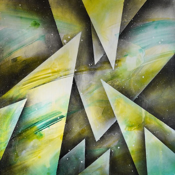 tableau vert moderne