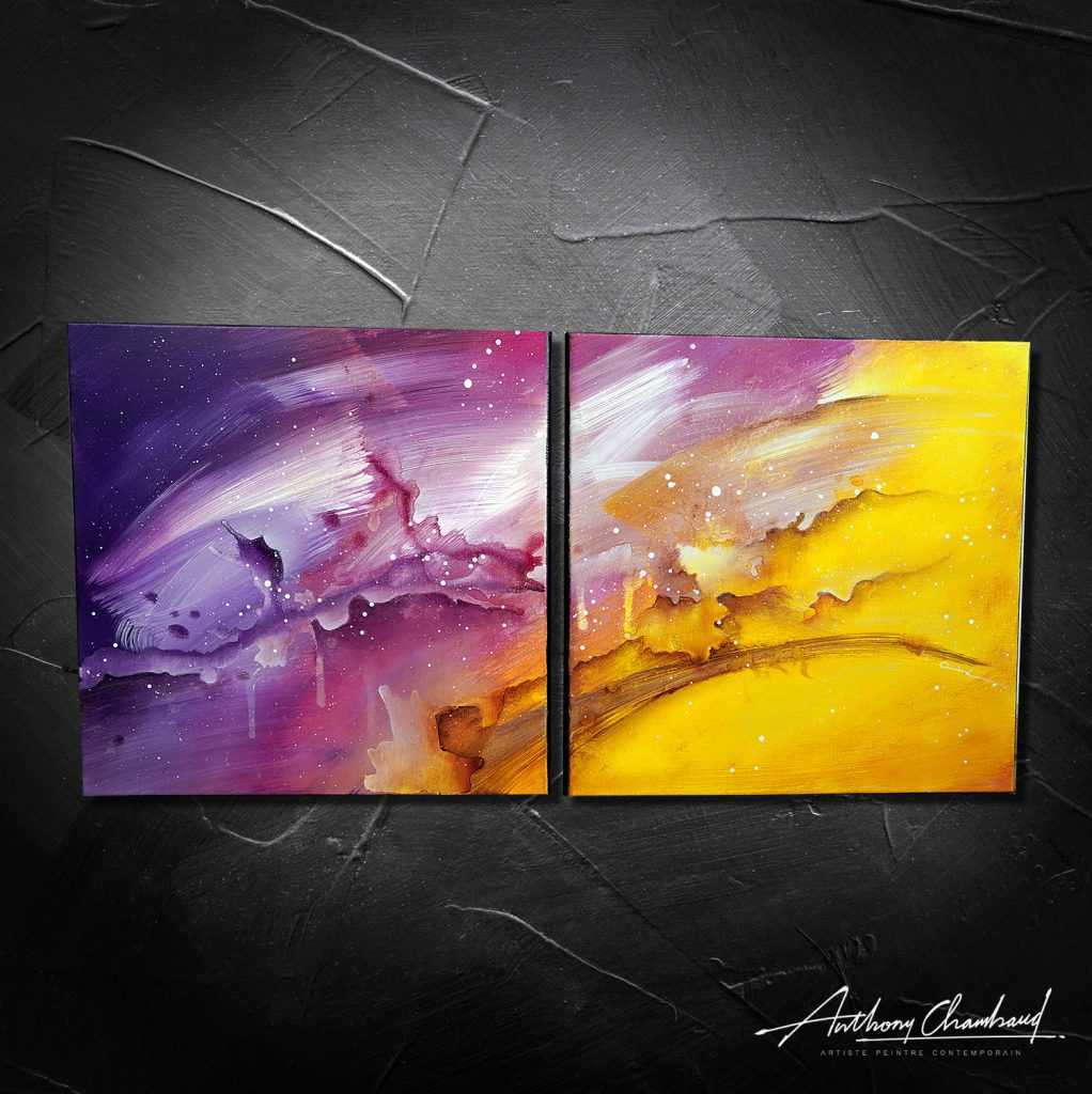 Peinture colorée Akashik 3