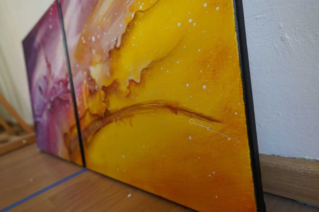 Peinture colorée Akashik 3