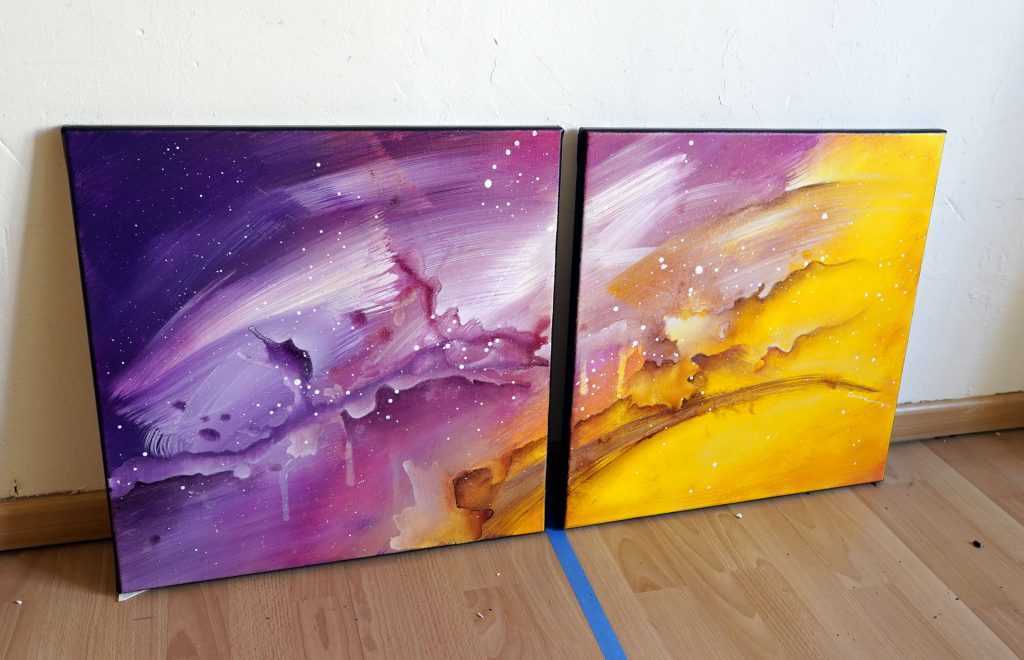 Peinture colorée Akashik 3