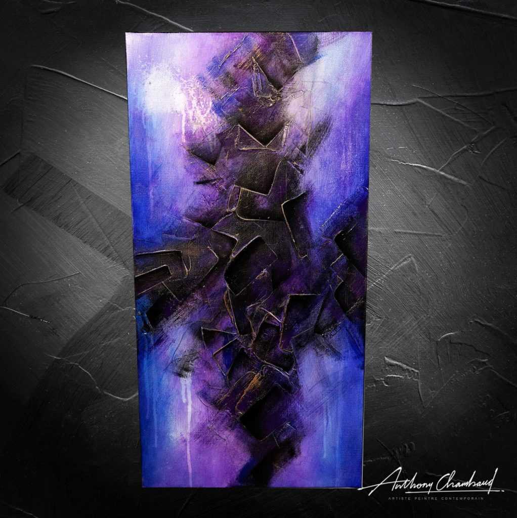 Tableau abstrait Shikayu 3