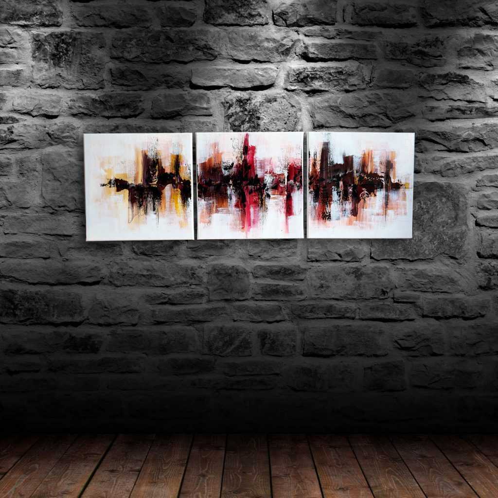 Triptyque rouge Tahke 5