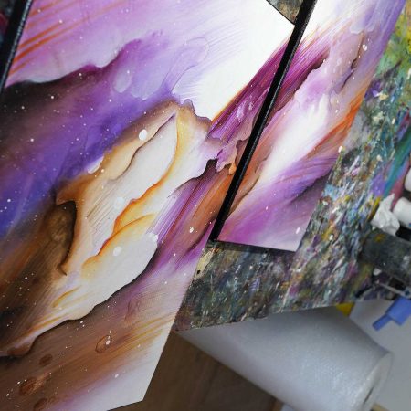 Peinture abstraite Tsuroki – Image 6