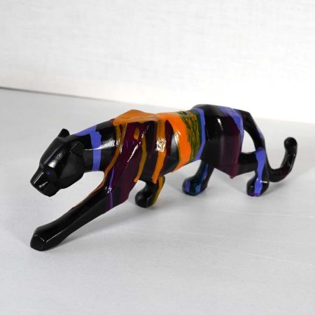 sculpture panthère Popart abstrait