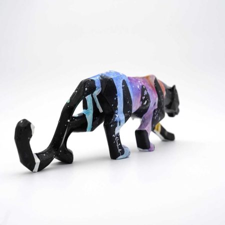 panthère noire sculpture popart moderne
