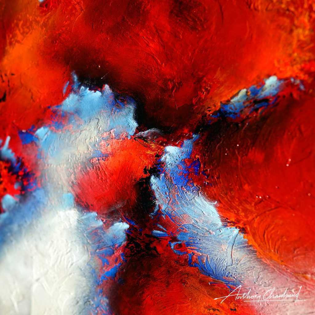 Tableau rouge Kazaki 2
