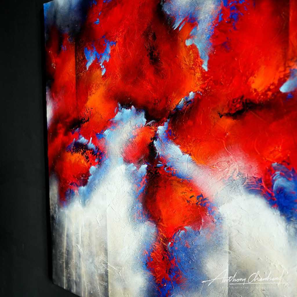 Tableau rouge Kazaki 2