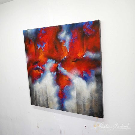 Tableau rouge Kazaki 2 – Image 2